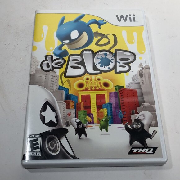 Nintendo Other - De Blob Nintendo Wii Complete Game Instruction Booklet Pre-owned